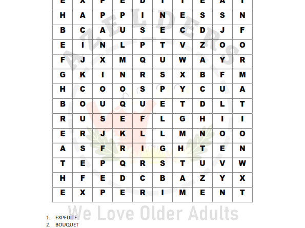 Azelders - Can you find the words?